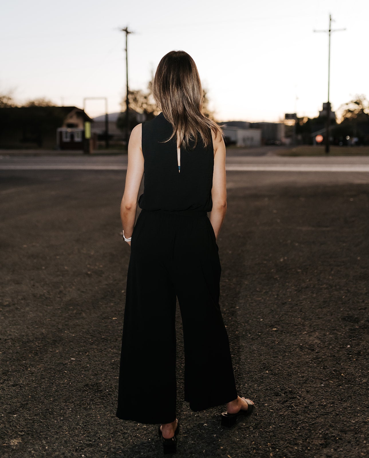 Black Bowie Jumpsuit 81450015BK - Southern Soule Designs