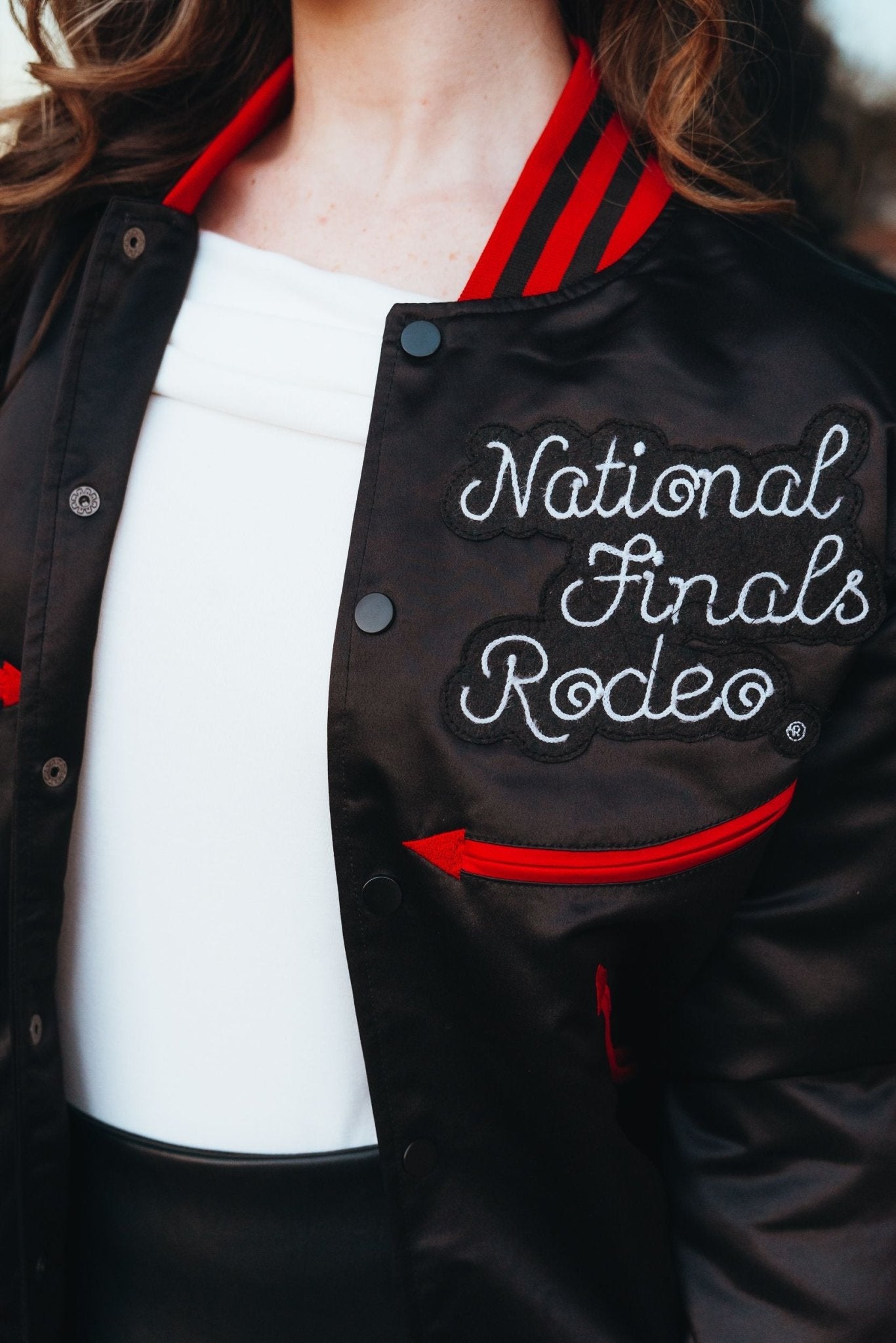 Black Classic NFR Bomber - Southern Soule Designs