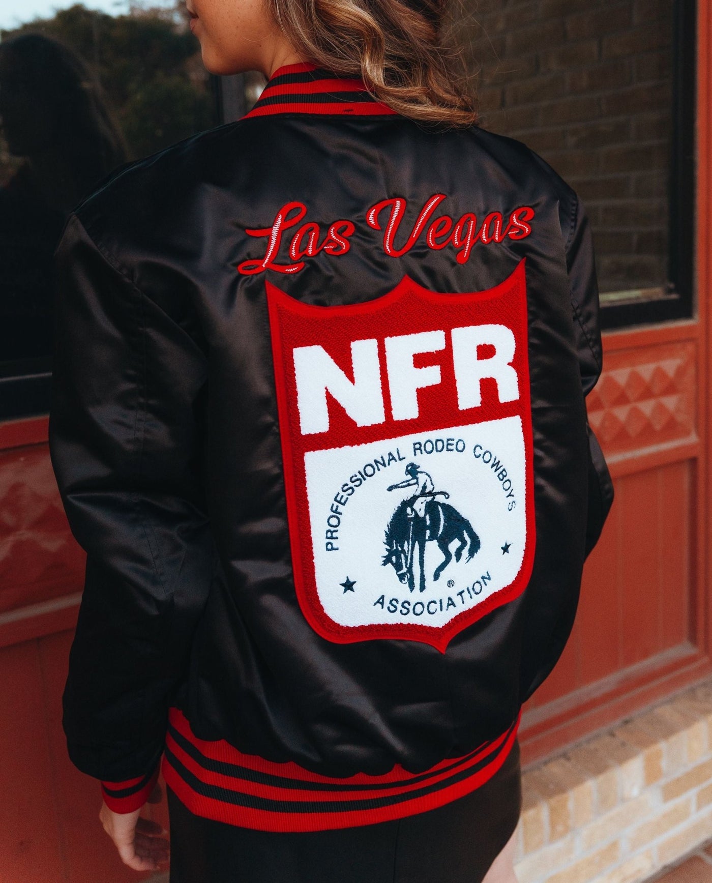 Black Classic NFR Bomber - Southern Soule Designs