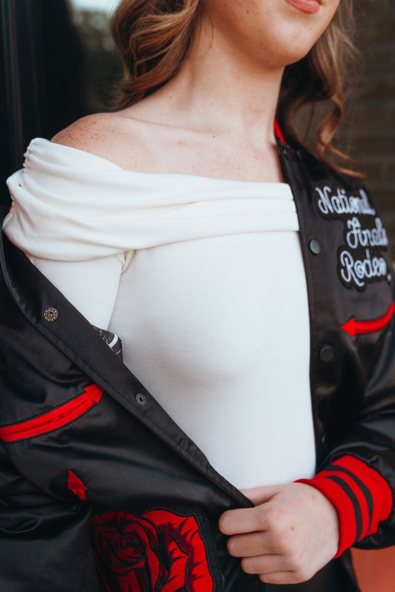 Black Classic NFR Bomber - Southern Soule Designs