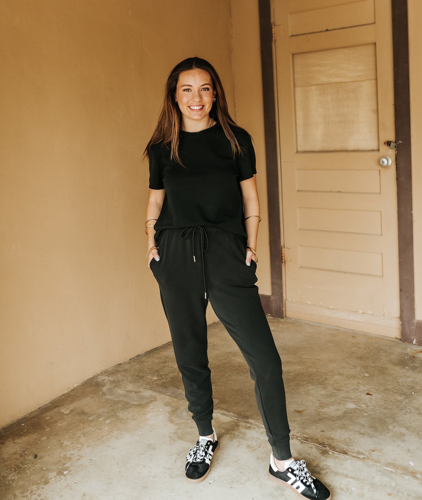 Black Cora Jogger Pant - Southern Soule Designs