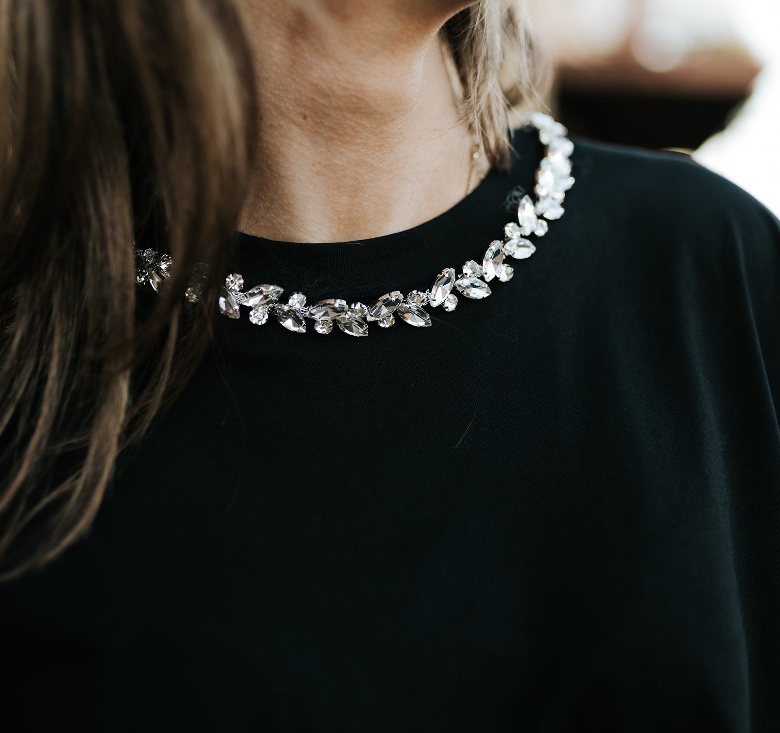 Black Embellish Tee TEE1562 - Southern Soule Designs