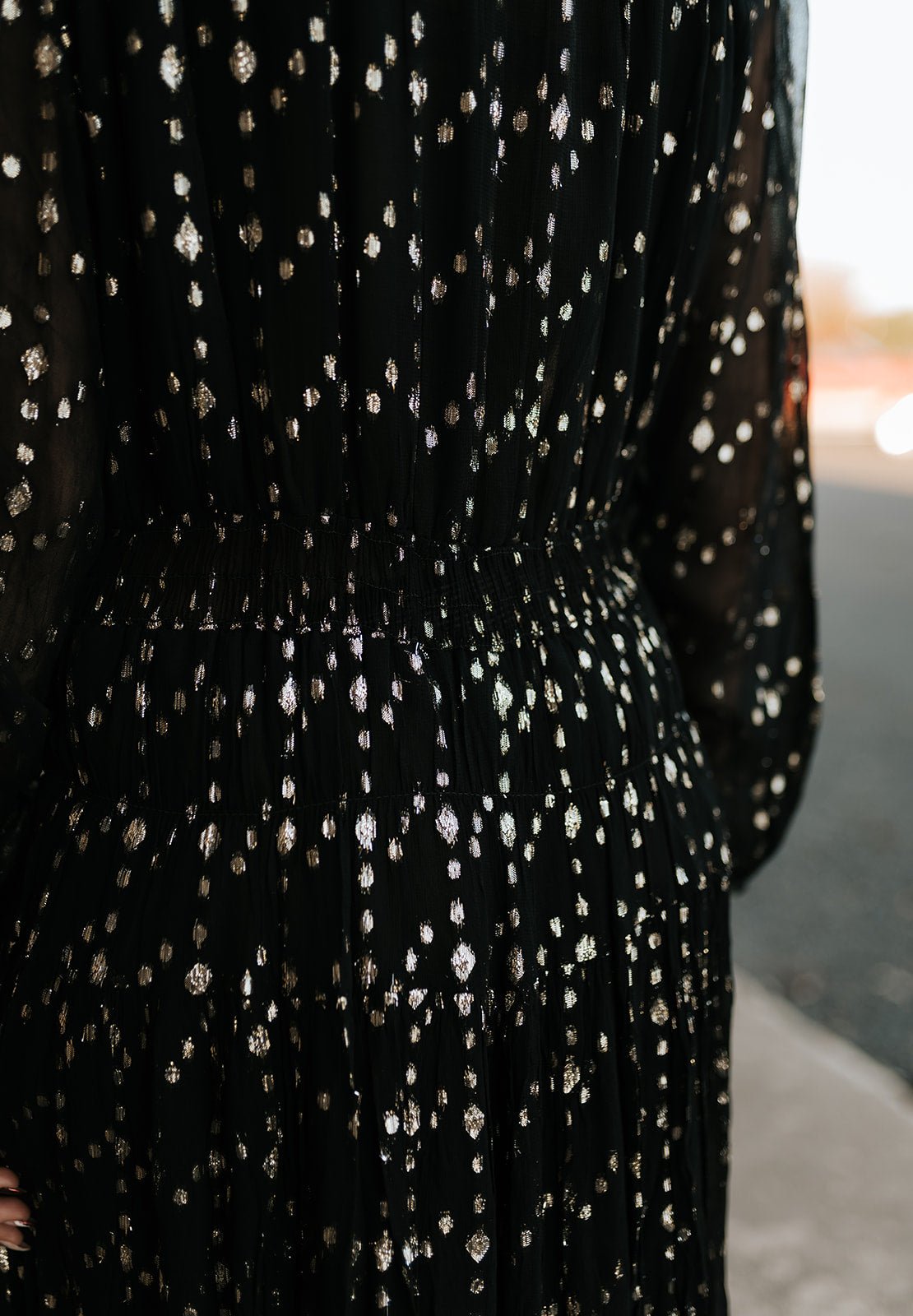 Black Geo Print Maxi Dress CFJ50310 - Southern Soule Designs