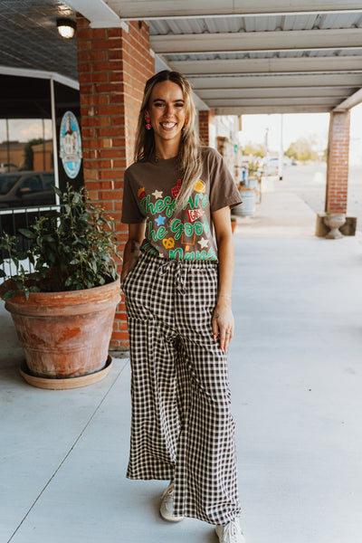 Black Gingham Pant TH2109 - Southern Soule Designs