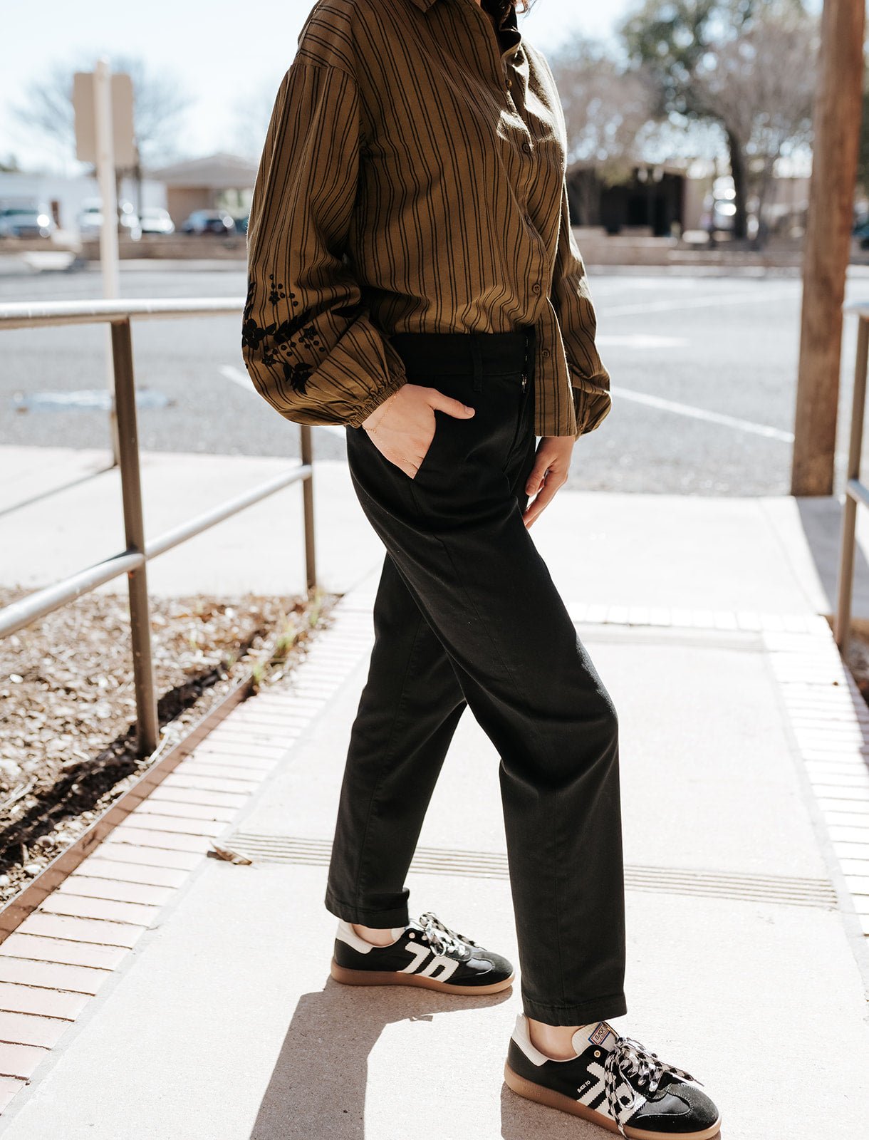 Black Hampton Pants - Southern Soule Designs