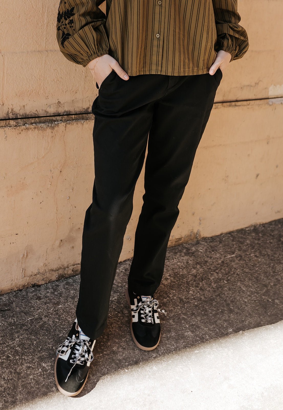 Black Hampton Pants - Southern Soule Designs