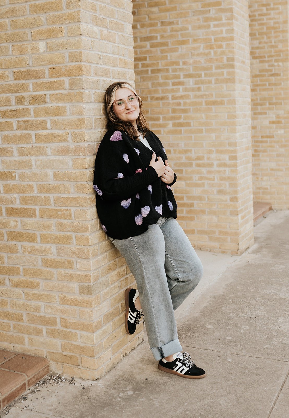 Black Heart Cardigan MSW10290 - Southern Soule Designs