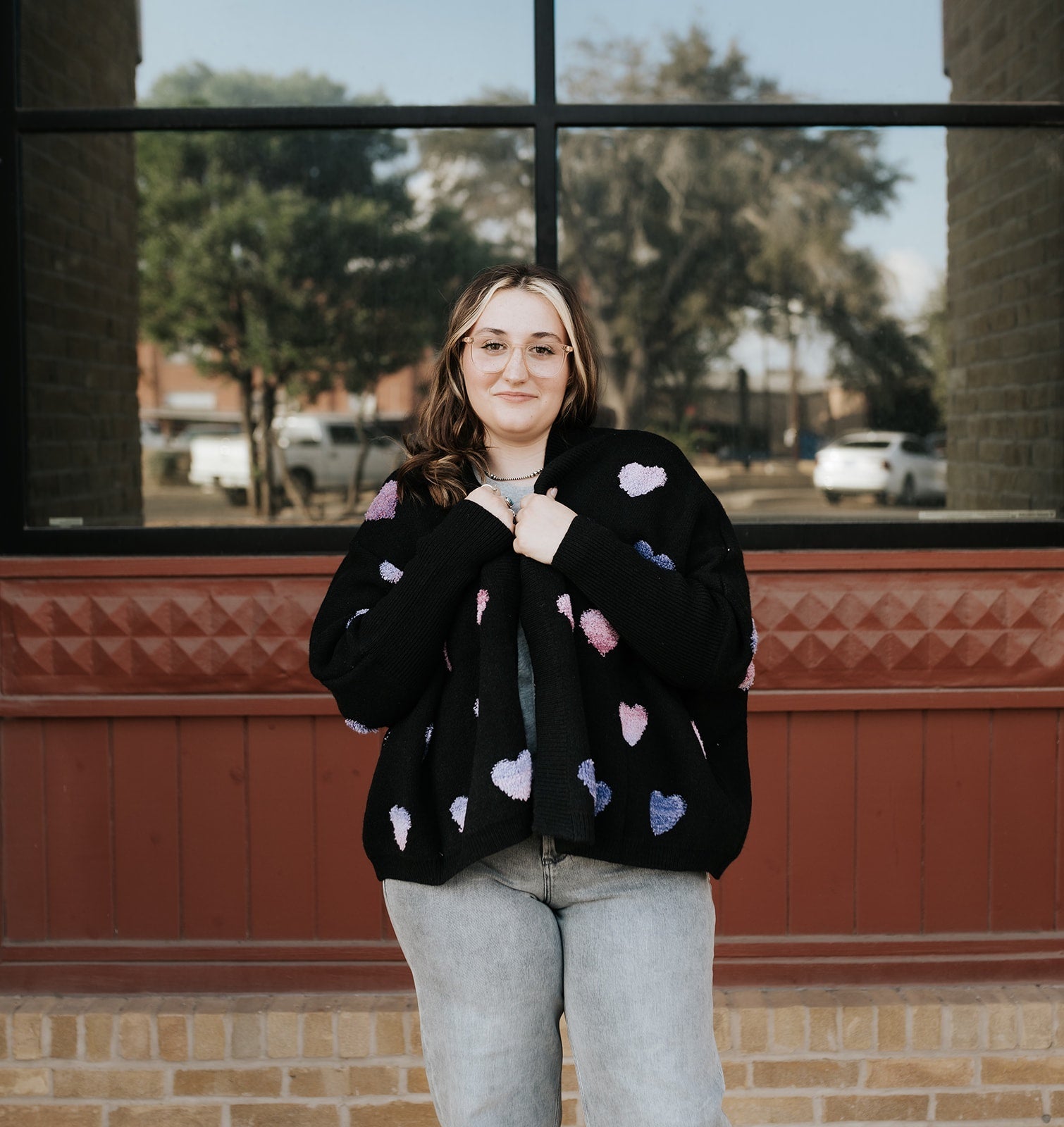 Black Heart Cardigan MSW10290 - Southern Soule Designs