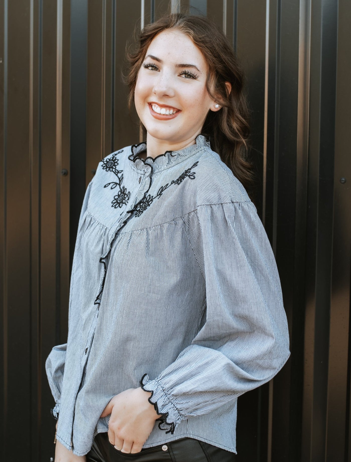 Black Hilary Top - Southern Soule Designs