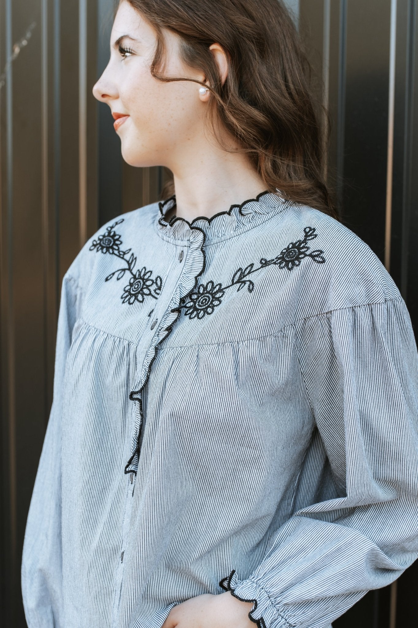 Black Hilary Top - Southern Soule Designs