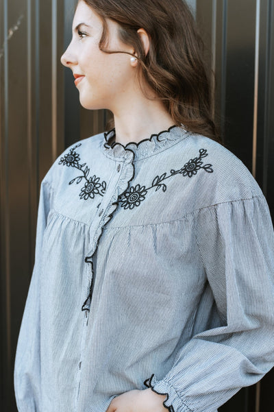 Black Hilary Top - Southern Soule Designs