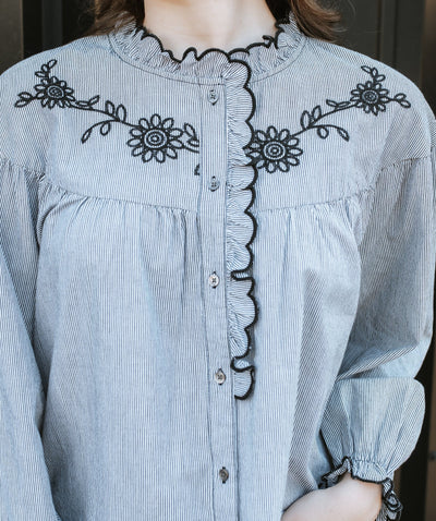 Black Hilary Top - Southern Soule Designs