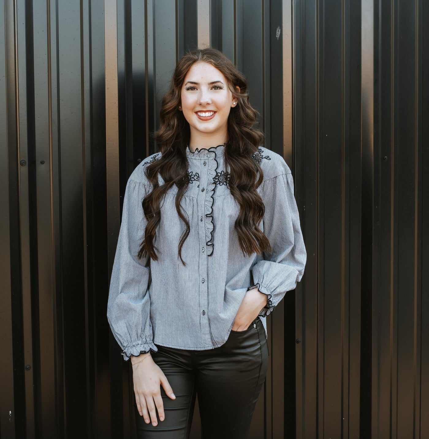 Black Hilary Top - Southern Soule Designs