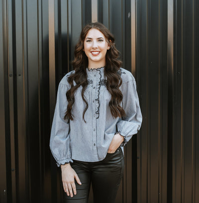 Black Hilary Top - Southern Soule Designs