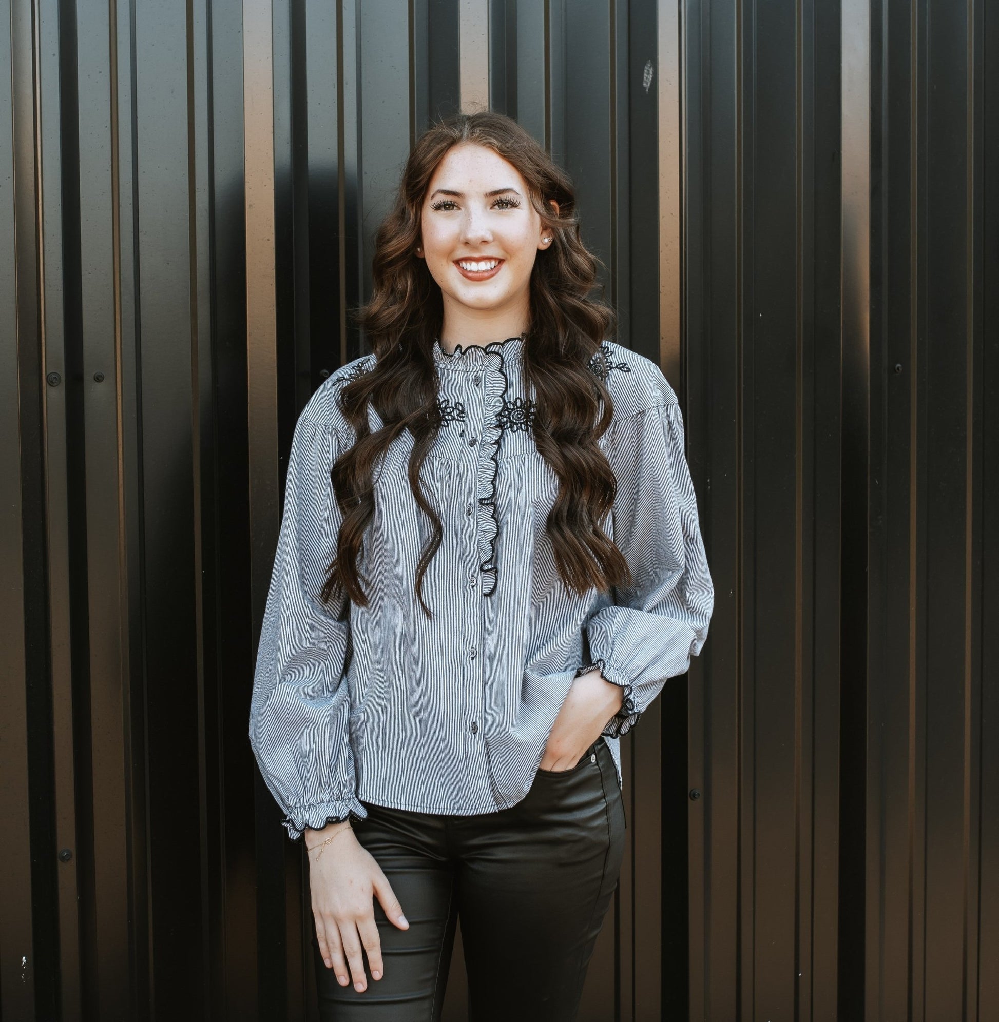 Black Hilary Top - Southern Soule Designs