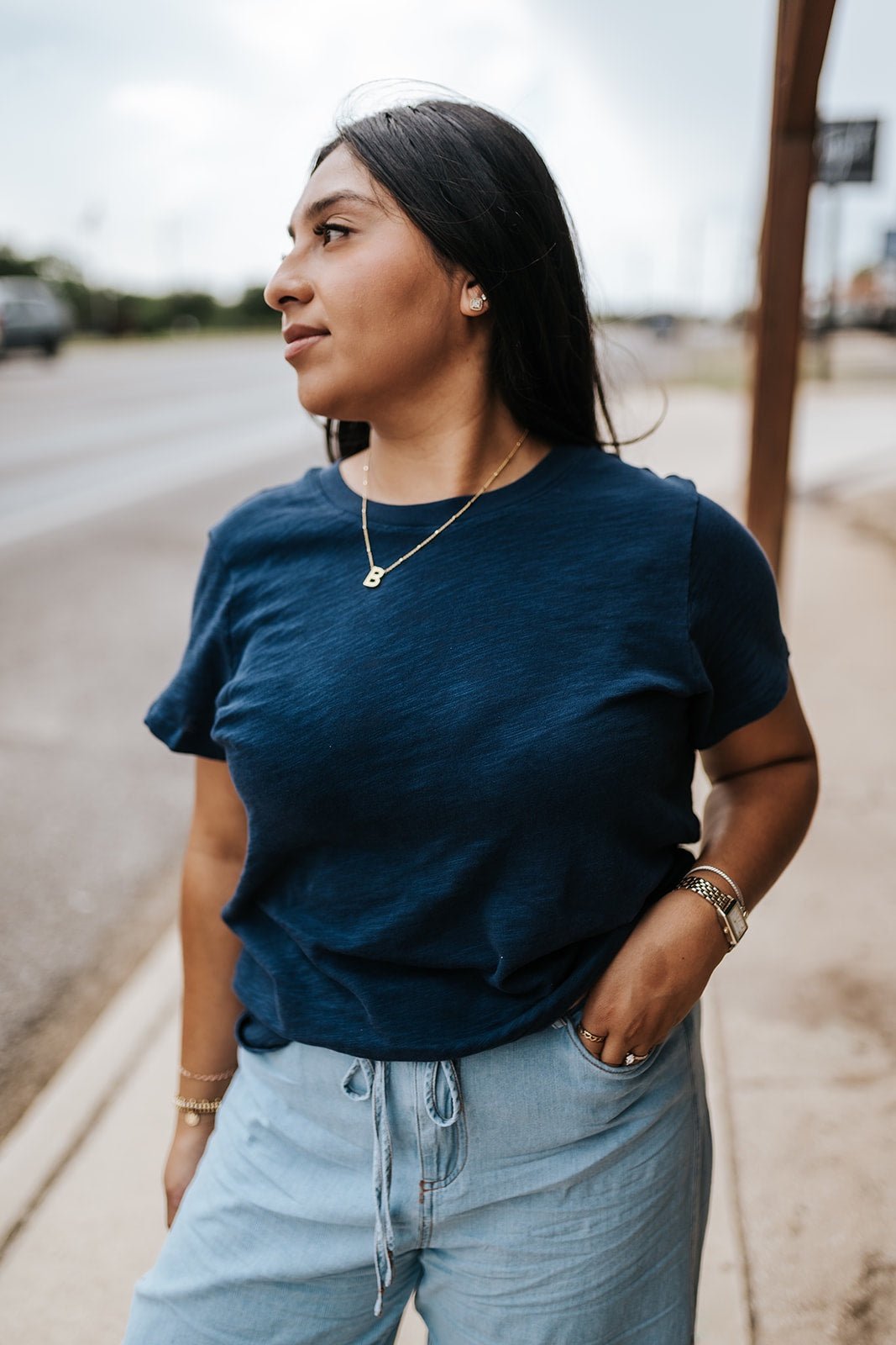 Black Iris Asher Tee - Southern Soule Designs