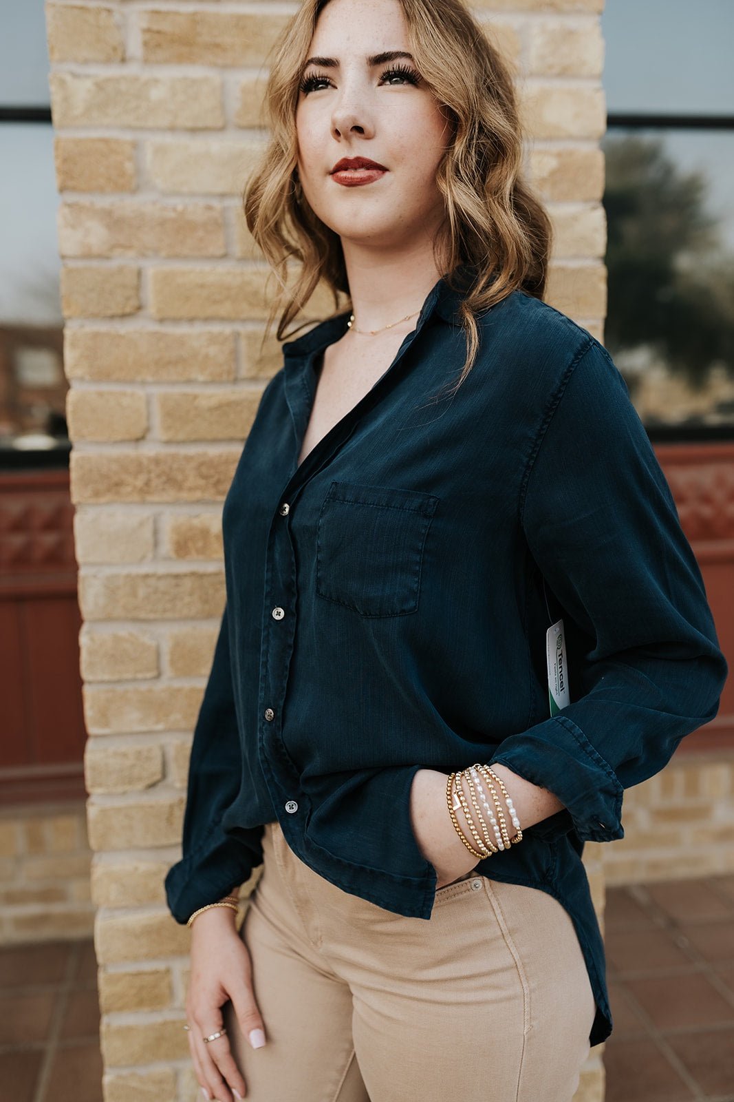 Black Iris Galina Long Sleeve Top - Southern Soule Designs