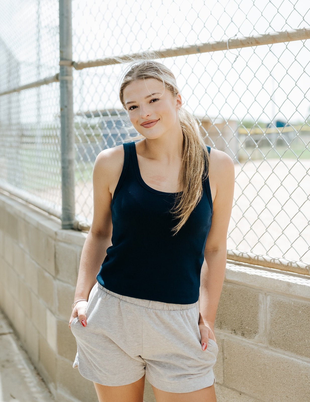 Black Iris Louise Tank - Southern Soule Designs