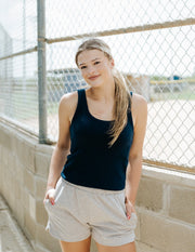 Black Iris Louise Tank - Southern Soule Designs