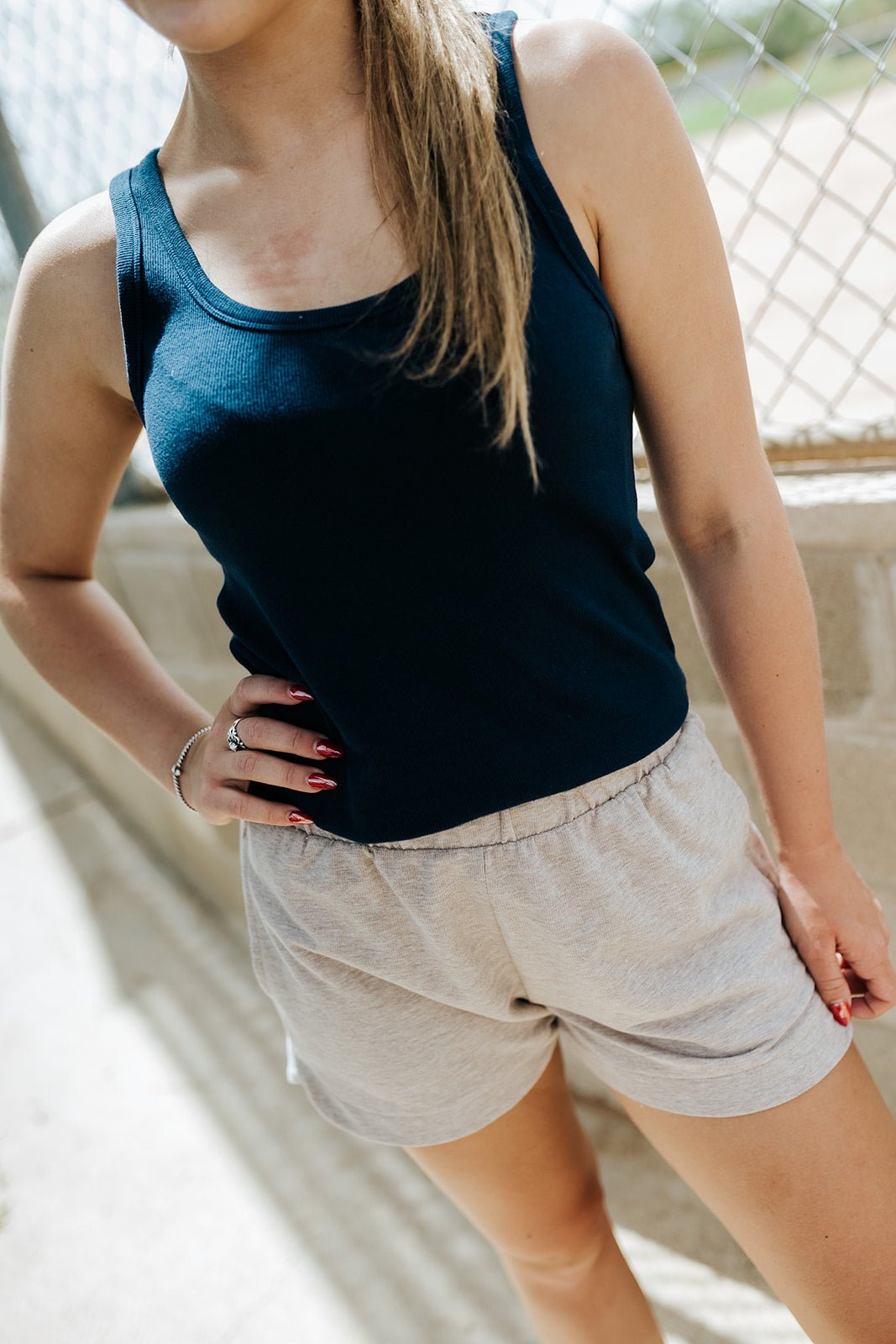 Black Iris Louise Tank - Southern Soule Designs