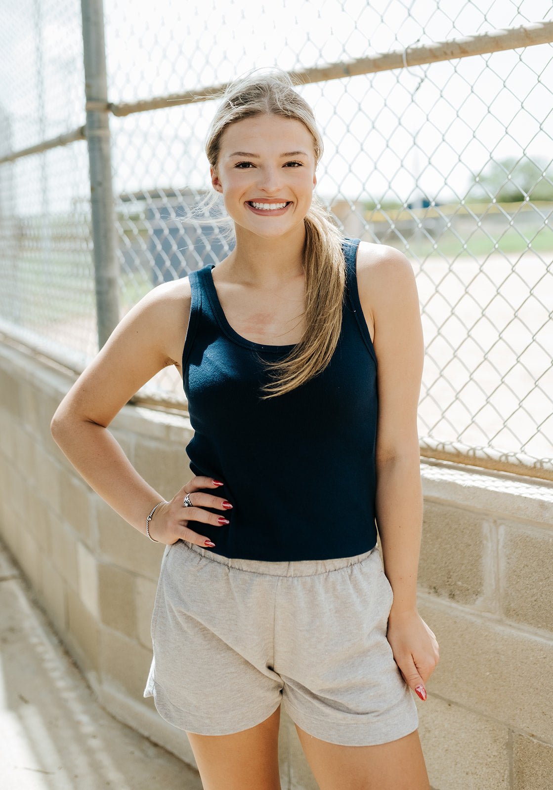 Black Iris Louise Tank - Southern Soule Designs