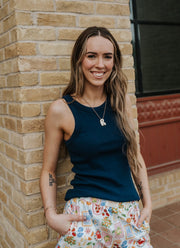 Black Iris Tamia Tank - Southern Soule Designs