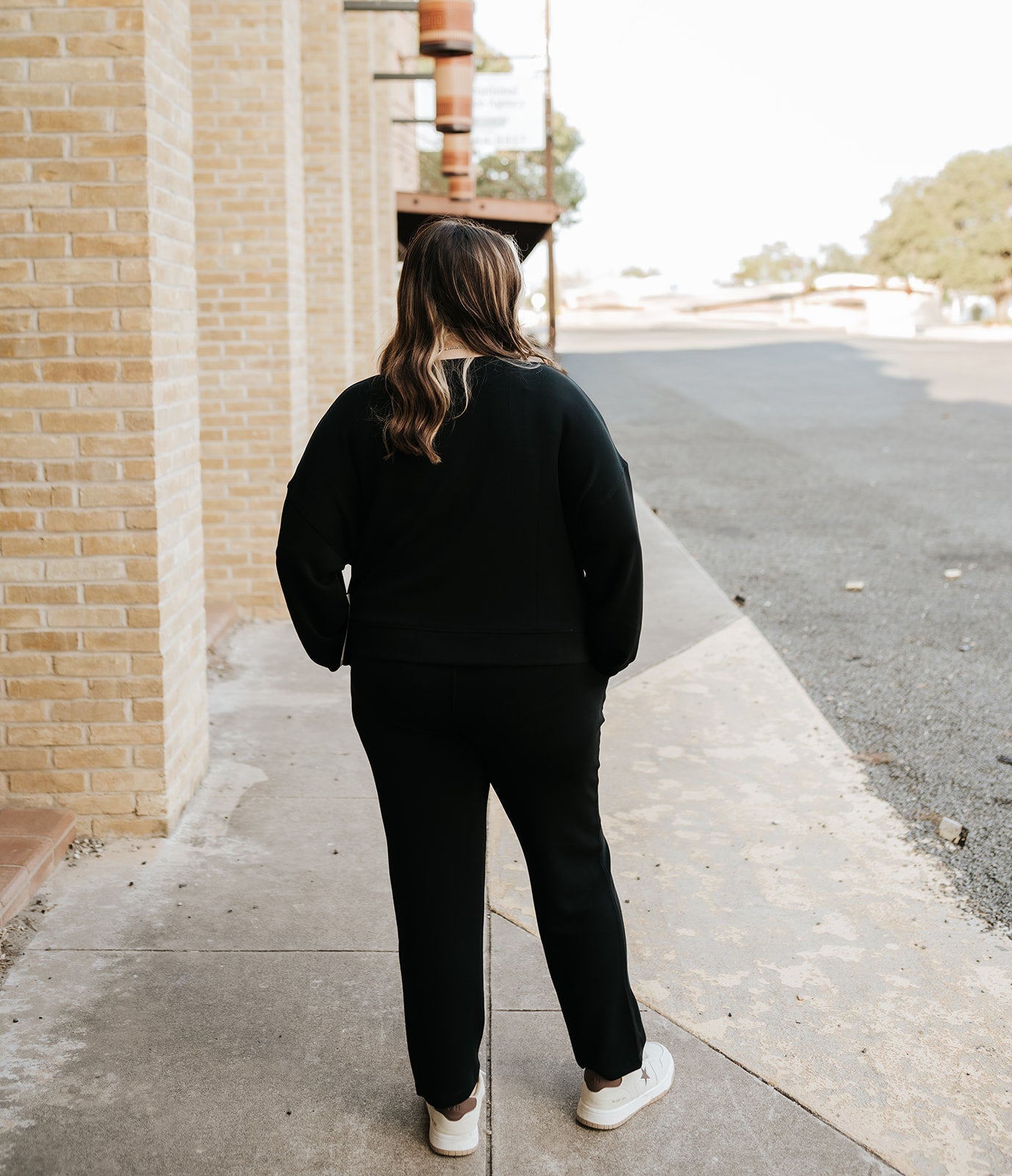 Black Laguna Soft Drape Cropped Pants KP5519 - Southern Soule Designs