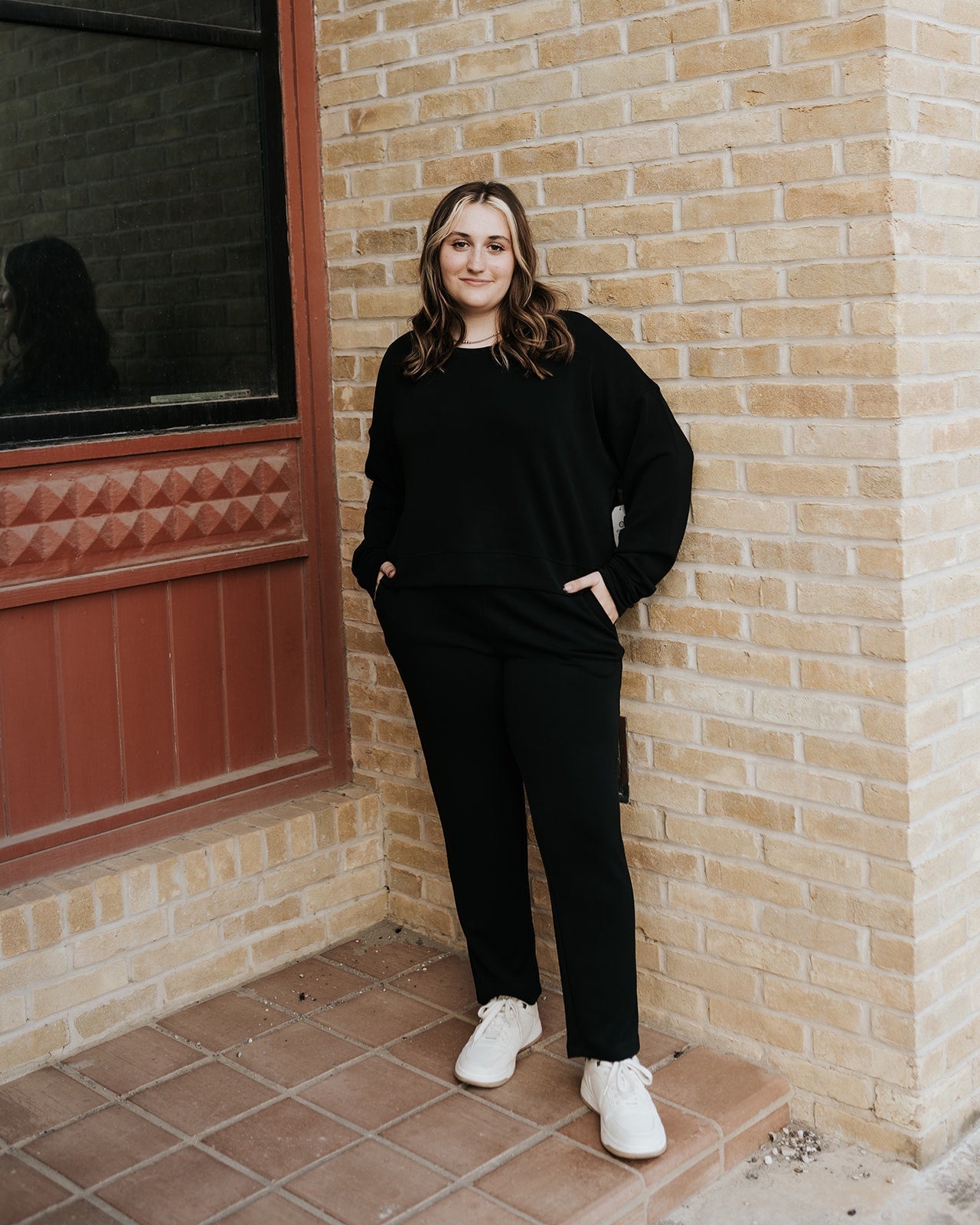 Black Laguna Soft Drape Cropped Pants KP5519 - Southern Soule Designs