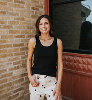 Black Louise Tank - Southern Soule Designs