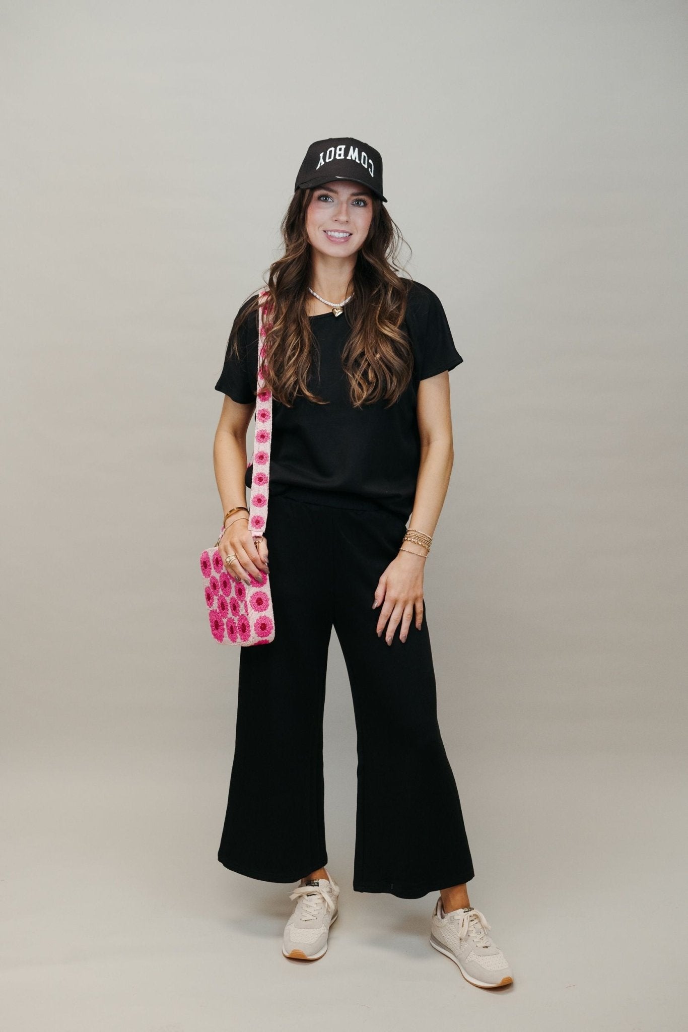 Black Lounge Top T3733 - Southern Soule Designs