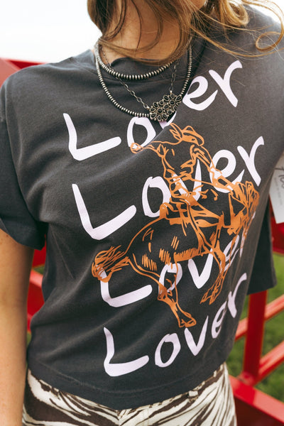 Black Lover Cropped Tee 10029 - S134 - Southern Soule Designs