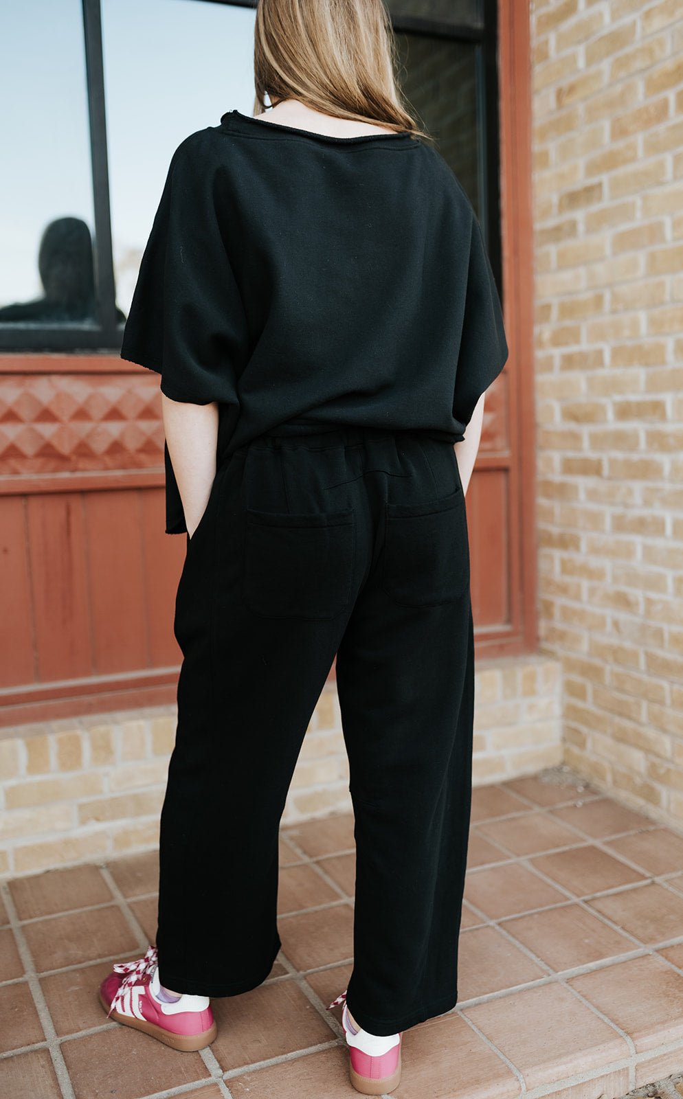 Black Malibu Vintage Dolman Top KT5250 - Southern Soule Designs