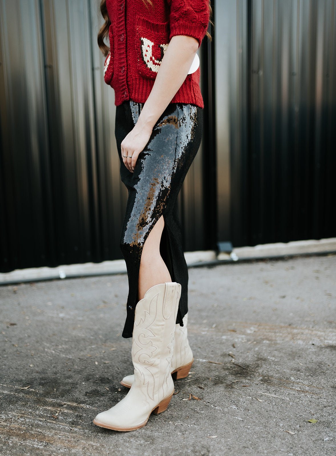 Black Maxi Skirt SE4189 - Southern Soule Designs