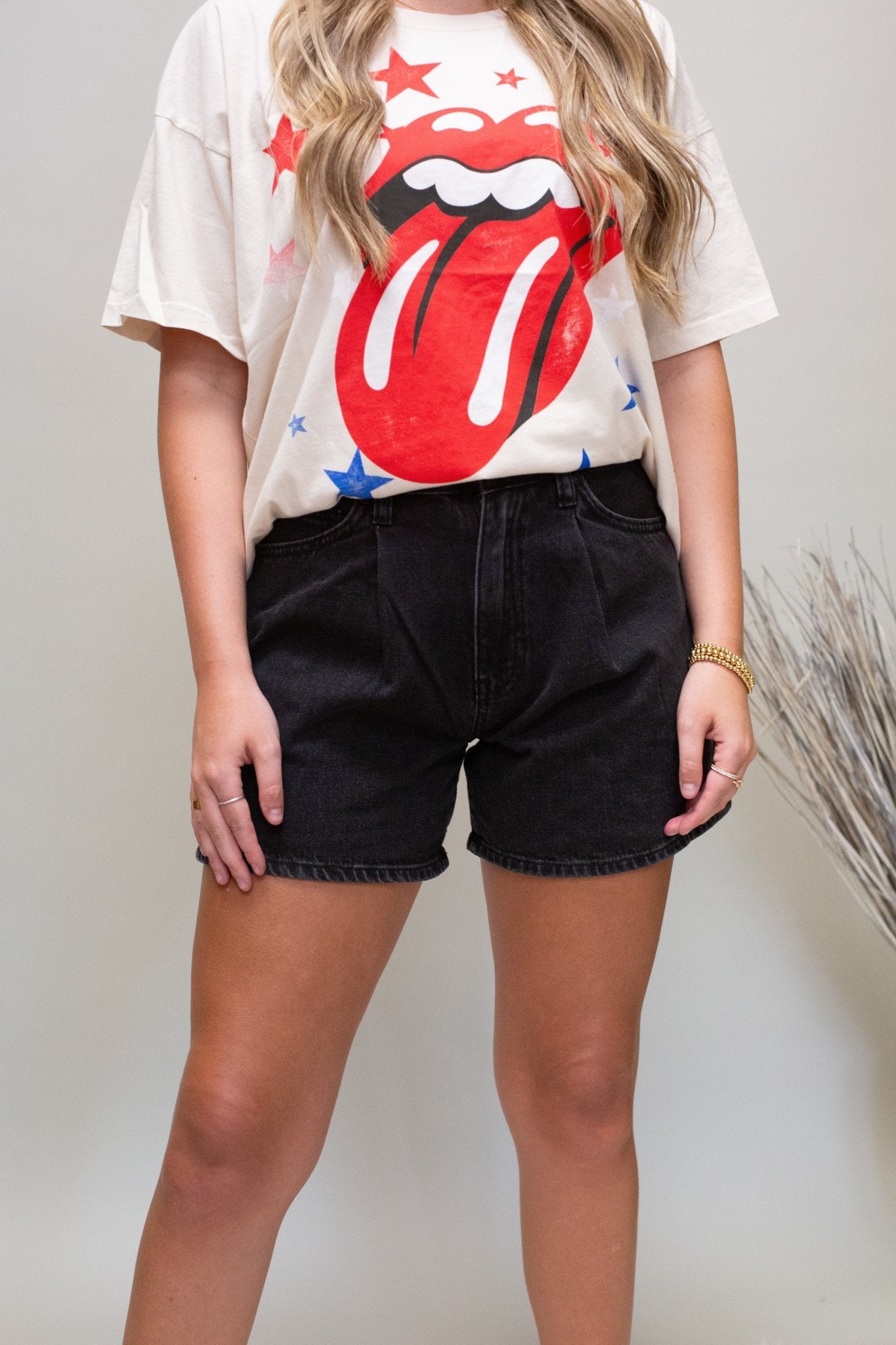 Black Pleated Shorts - Southern Soule Designs