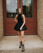 Black Rita Mini Dress S2030D - 1 - Southern Soule Designs