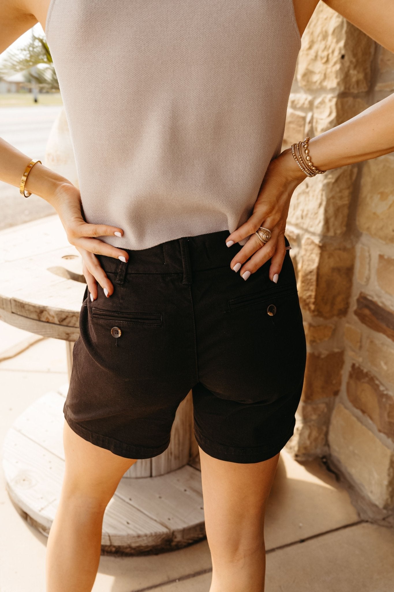 Black South Hampton Shorts - Southern Soule Designs