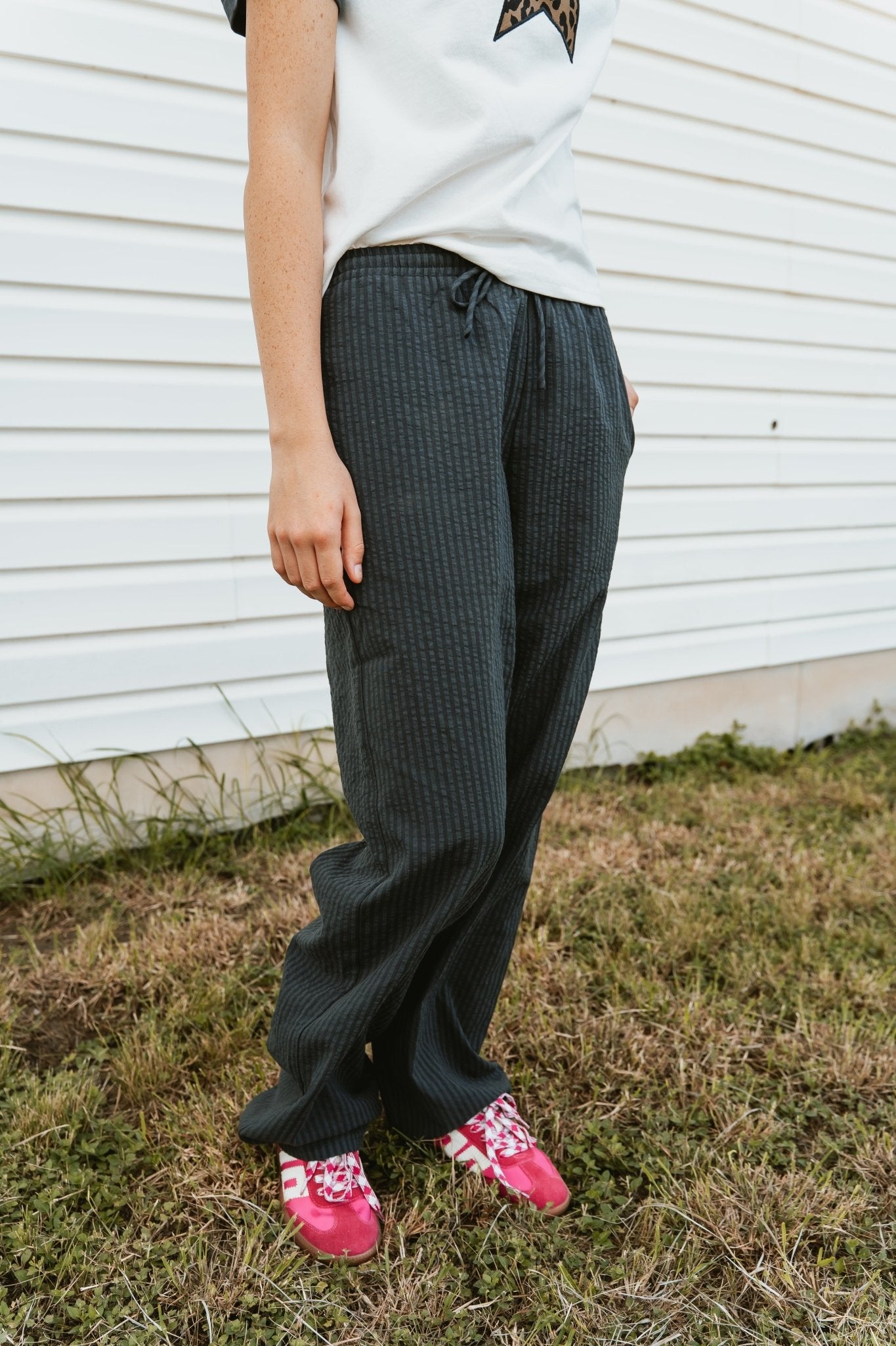 Black Striped Pants TBP14038 - Southern Soule Designs