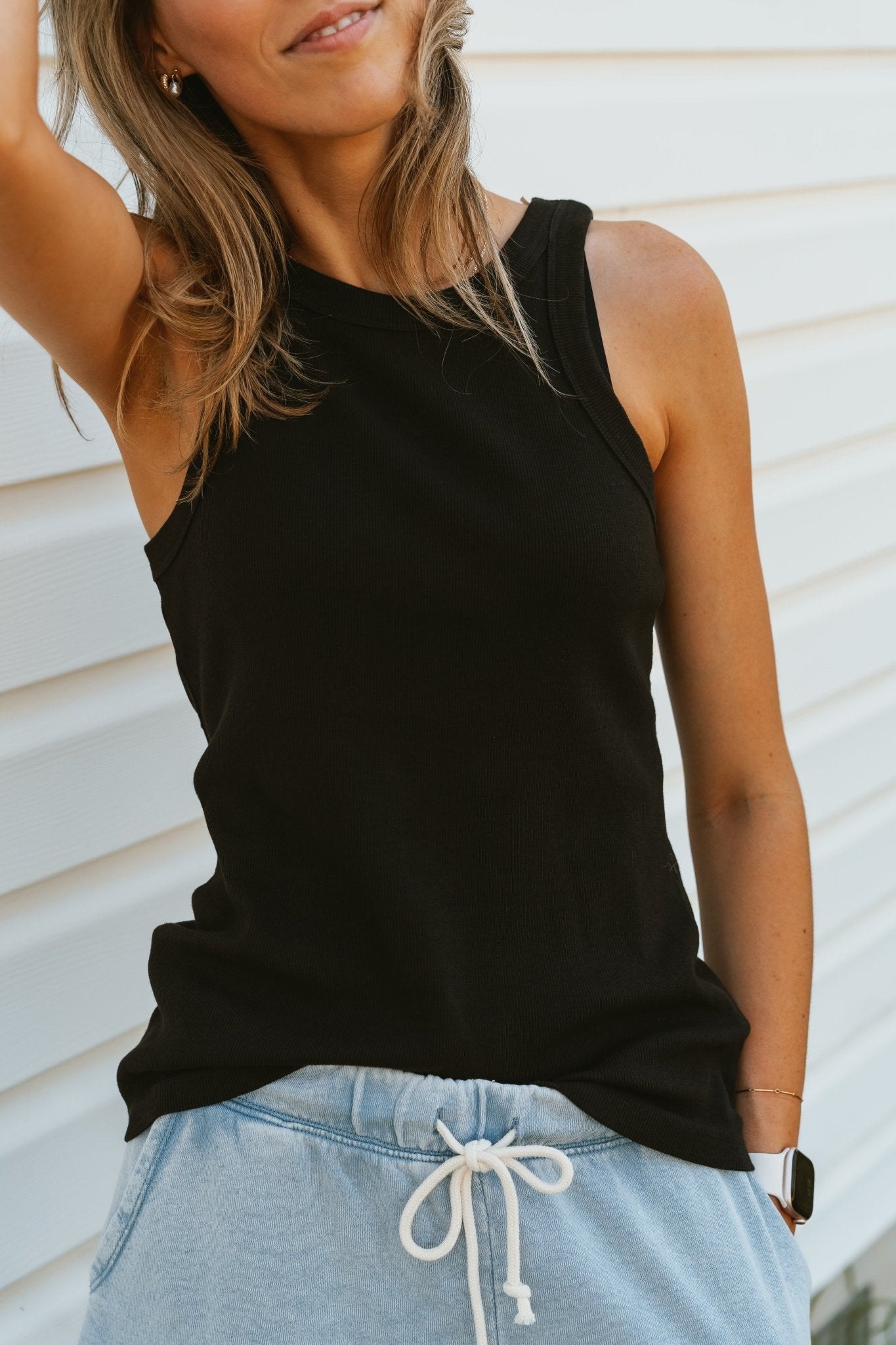 Black Tamia Tank - Southern Soule Designs