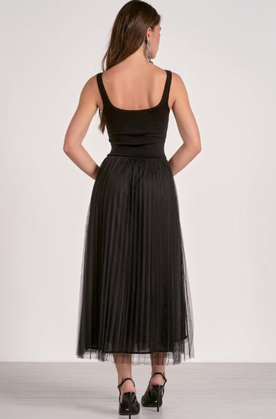Black Tank Tulle Maxi Dress TUK50055 - Southern Soule Designs