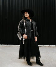 Black Tank Tulle Maxi Dress TUK50055 - Southern Soule Designs