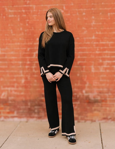 Black Taupe Sweater ILS4205 - Southern Soule Designs