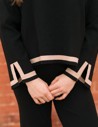 Black Taupe Sweater ILS4205 - Southern Soule Designs