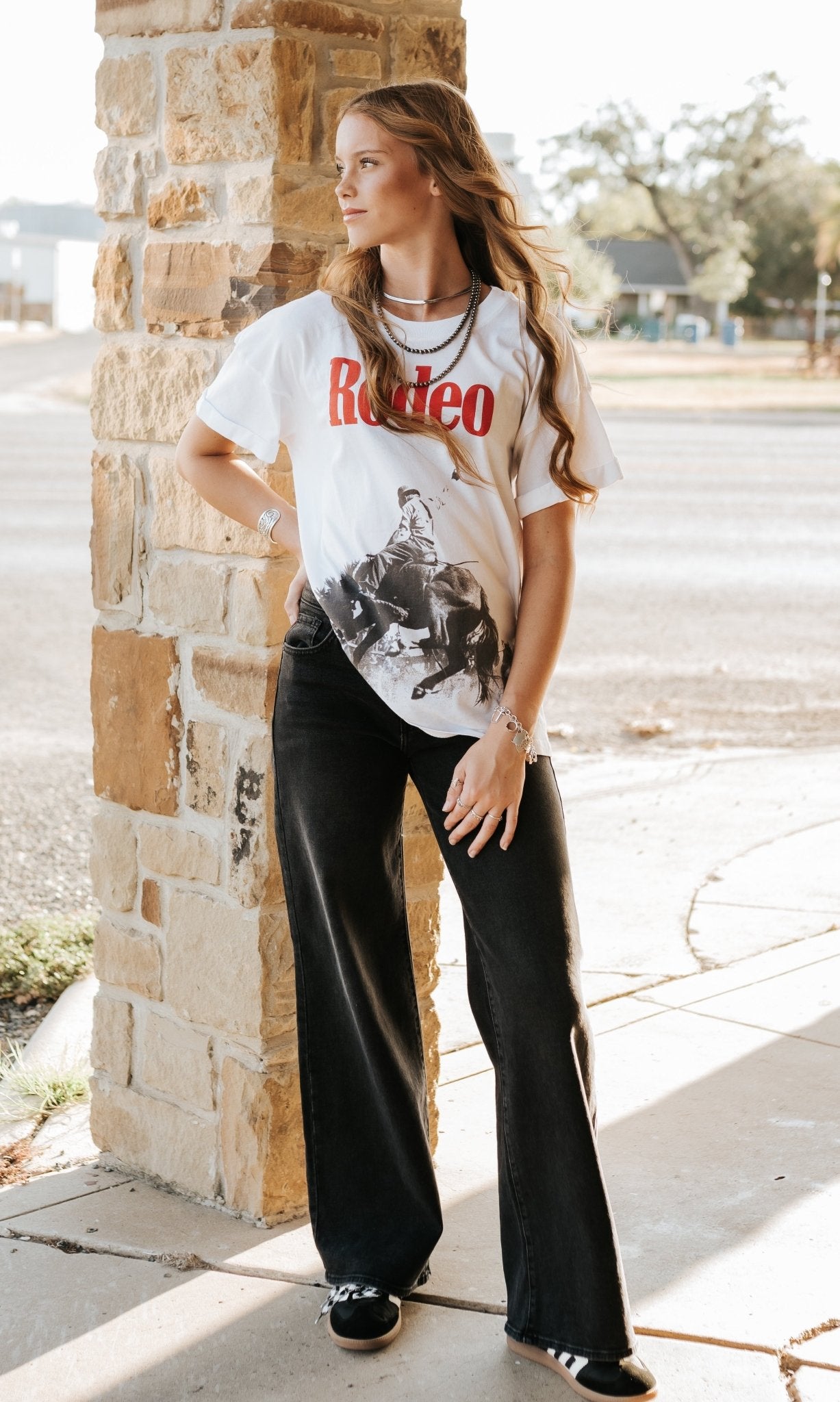 Black Ultra Wide Leg Jean - Southern Soule Designs