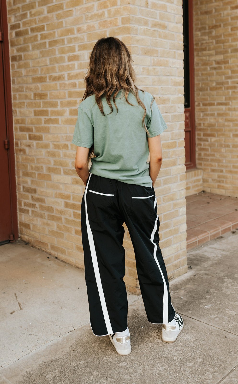 Black/White Windbreaker Pants IP5540 - Southern Soule Designs