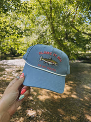 Blame It On My Roots Trucker Hat -17494722116974 - Southern Soule Designs