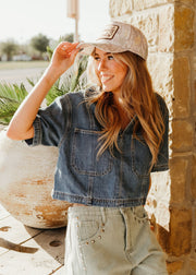 Blue Denim Short Sleeve Shirt T4835ST - Southern Soule Designs