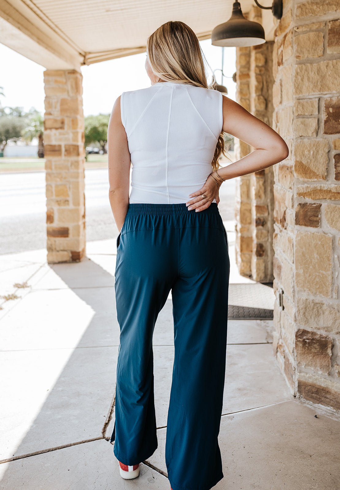 Blue Finish Line Track Pants AP7719 - Southern Soule Designs
