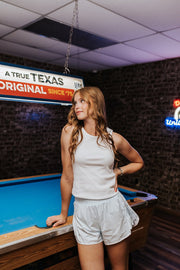 Blue Gingham Shorts YP70107 - Southern Soule Designs