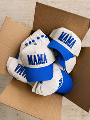 Blue Mama Puff Trucker Hat - Southern Soule Designs