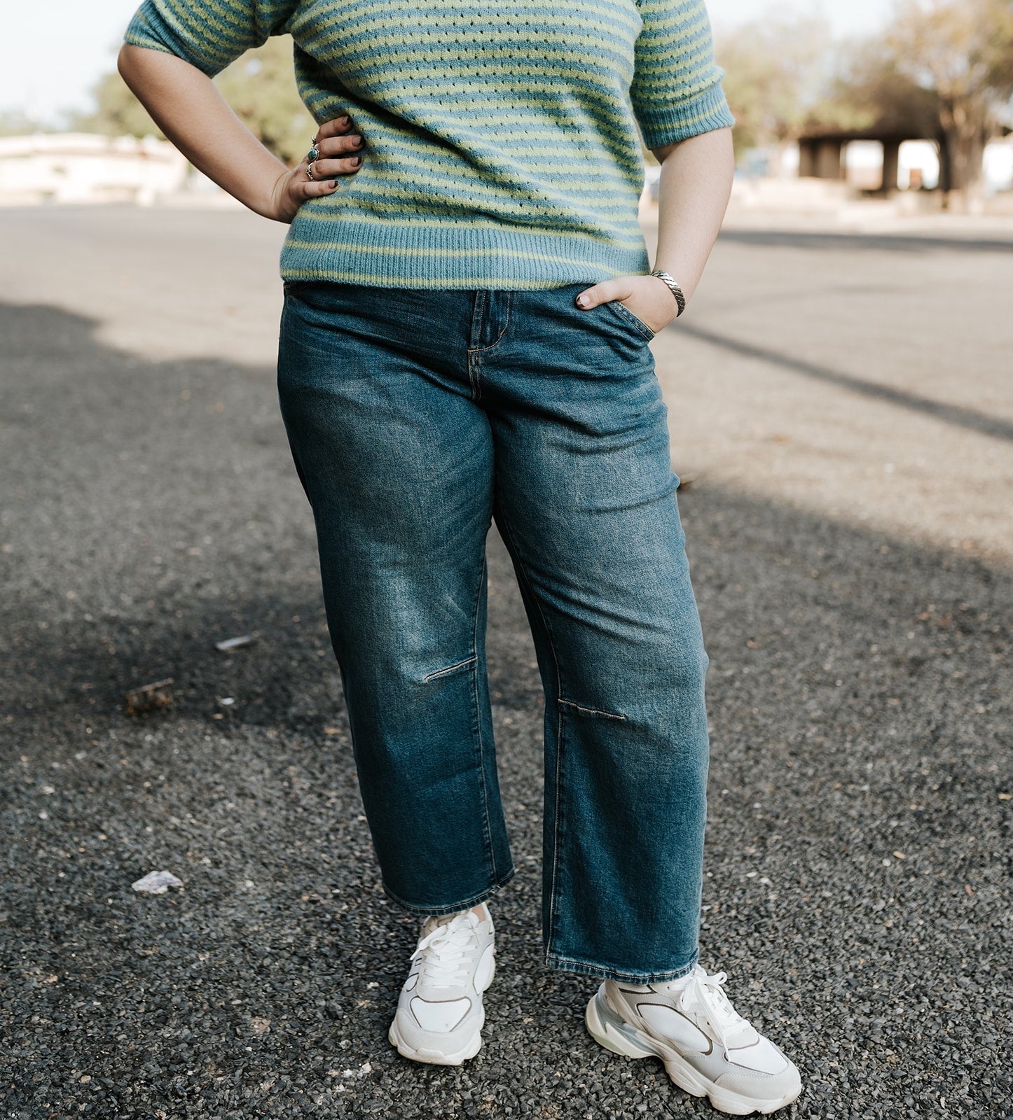 Blue Mix Lasso Jean - Southern Soule Designs